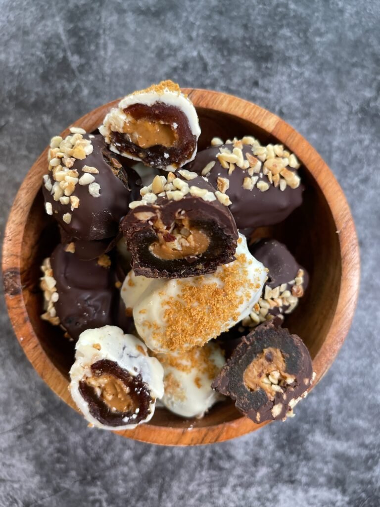 Snickers Chocolate Covered Dates: Quick and Healthy Treat