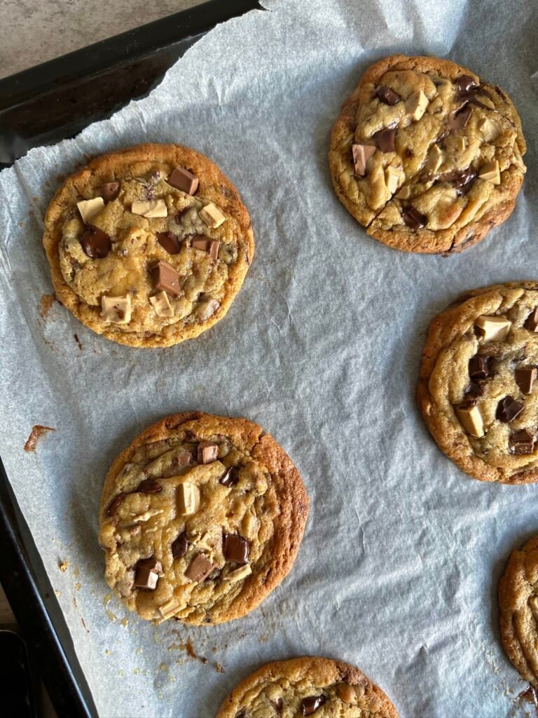 Full Batch Of Best Chewy Chocolate Chip Cookies