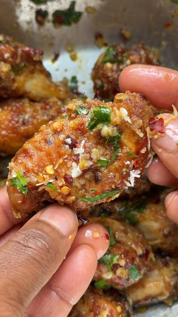 Lemon Pepper Garlic Parmesan Wings