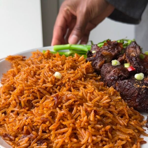 Easy to Make Jollof Rice and Suya Barbecue Ribs